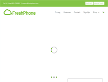 Tablet Screenshot of freshphone.com